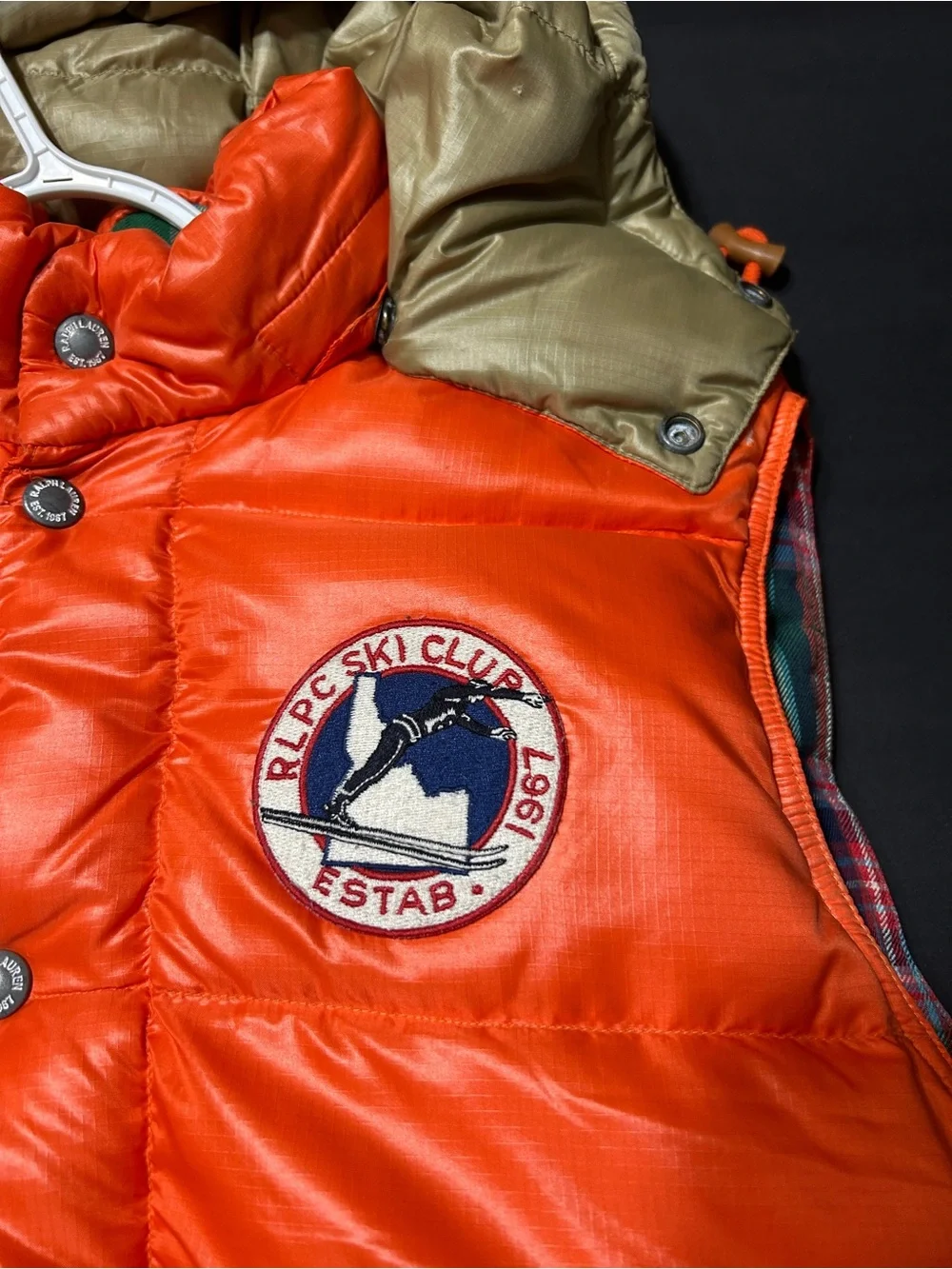 POLO RALPH LAUREN VINTAGE SKI PUFFER VEST GILET Size M